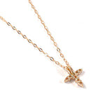 no brand ノーブランド クロスモチーフ ネックレス
 K18ピンクゴールド ピンクゴールド【中古】
 レディース