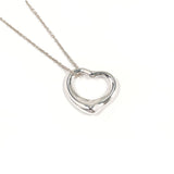 TIFFANY&Co. ティファニー オープンハート エルサペレッティ ネックレス
 シルバー925 シルバー【中古】
 レディース