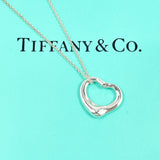 TIFFANY&Co. ティファニー オープンハート エルサペレッティ ネックレス
 シルバー925 シルバー【中古】
 レディース
