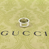 GUCCI グッチ ブランデッド カットアウトG リング・指輪
 シルバー925 7.5 シルバー【中古】
 レディース