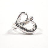 TIFFANY&Co. ティファニー オープンハート エルサペレッティ リング・指輪
 シルバー925 8 シルバー【中古】
 レディース