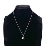 TIFFANY&Co. ティファニー オープン ティアドロップ エルサペレッティ ネックレス
 シルバー925 シルバー【中古】
 レディース