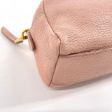 MIU MIU ミュウミュウ ポーチ
 レザー ピンク【中古】
 レディース