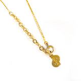 Christian Dior クリスチャンディオール ネックレス
 メタル/ラインストーン ゴールド【中古】
 レディース