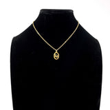 Christian Dior クリスチャンディオール ロゴ ヴィンテージ ネックレス
 GP ゴールド【中古】
 レディース