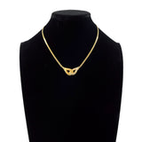 Christian Dior クリスチャンディオール ヴィンテージ ネックレス
 メタル/ラインストーン ゴールド【中古】
 レディース