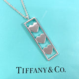 TIFFANY&Co. ティファニー トリプルハート プレート ネックレス
 シルバー925 シルバー【中古】
 レディース