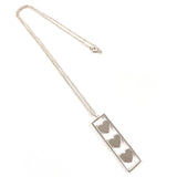 TIFFANY&Co. ティファニー トリプルハート プレート ネックレス
 シルバー925 シルバー【中古】
 レディース