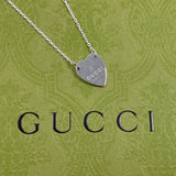 GUCCI グッチ トレードマーク ハート 223512 J8400 8106 ネックレス
 シルバー925 シルバー【中古】
 レディース
