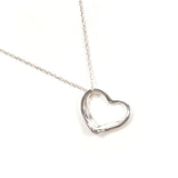 TIFFANY&Co. ティファニー オープンハート エルサペレッティ ネックレス
 スターリングシルバー シルバー【中古】
 レディース