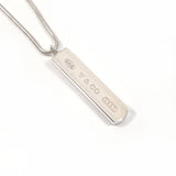 TIFFANY&Co. ティファニー 1837 バー ペンダント ネックレス
 シルバー925 シルバー【中古】
 ユニセックス