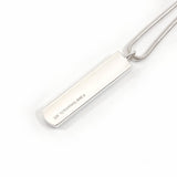 TIFFANY&Co. ティファニー 1837 バー ペンダント ネックレス
 シルバー925 シルバー【中古】
 ユニセックス