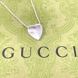 GUCCI グッチ トレードマーク ハート 223512 J8400 8106 ネックレス
 シルバー925 シルバー【中古】
 レディース