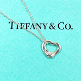 TIFFANY&Co. ティファニー オープンハート エルサペレッティ ネックレス
 シルバー925 シルバー【中古】
 レディース