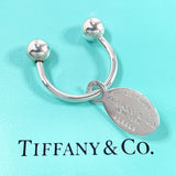 TIFFANY&Co. ティファニー オーバル タグ スクリューボール リターントゥ キーホルダー
 シルバー925 シルバー【中古】
 ユニセックス