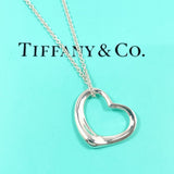 TIFFANY&Co. ティファニー オープンハート エルサペレッティ ネックレス
 シルバー925 シルバー【中古】
 レディース