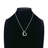 TIFFANY&Co. ティファニー オープンハート エルサペレッティ ネックレス
 シルバー925 シルバー【中古】
 レディース