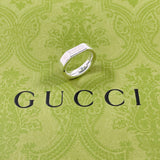GUCCI グッチ ロゴ リング・指輪
 シルバー925 12 シルバー【中古】
 ユニセックス