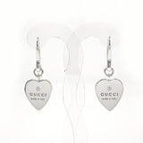 GUCCI グッチ トレードマーク ハート ピアス
 シルバー925 シルバー【中古】
 レディース