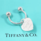 TIFFANY&Co. ティファニー ハートタグ キーリング リターントゥ キーホルダー
 シルバー925 シルバー【中古】
 レディース
