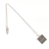 GUCCI グッチ スクエア プレート ネックレス
 シルバー925 シルバー【中古】
 ユニセックス