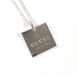 GUCCI グッチ スクエア プレート ネックレス
 シルバー925 シルバー【中古】
 ユニセックス