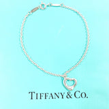 TIFFANY&Co. ティファニー オープンハート エルサペレッティ ブレスレット
 シルバー925 シルバー【中古】
 レディース