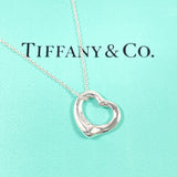 TIFFANY&Co. ティファニー オープンハート エルサペレッティ ネックレス
 シルバー925 シルバー【中古】
 レディース