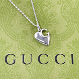 GUCCI グッチ Gロゴ ハート 233963 J8400 8106 ネックレス
 シルバー925 シルバー【中古】
 レディース
