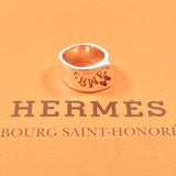 HERMES エルメス キャンディ リング・指輪
 シルバー925/珊瑚（コーラル） 11 シルバー シルバー【中古】
 レディース