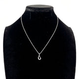 TIFFANY&Co. ティファニー オープン ティアドロップ エルサペレッティ ネックレス
 シルバー925 シルバー【中古】
 レディース