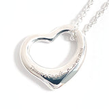 TIFFANY&Co. ティファニー オープンハート エルサペレッティ ネックレス
 シルバー925 シルバー【中古】
 レディース