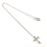 TIFFANY&Co. ティファニー クロス ミニ エルサペレッティ ネックレス
 シルバー925 シルバー【中古】
 レディース