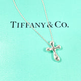 TIFFANY&Co. ティファニー クロス ミニ エルサペレッティ ネックレス
 シルバー925 シルバー【中古】
 レディース