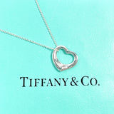 TIFFANY&Co. ティファニー オープンハート エルサペレッティ ネックレス
 シルバー925 シルバー【中古】
 レディース