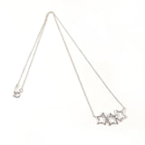 TIFFANY&Co. ティファニー トリプルスター ネックレス
 シルバー925 シルバー【中古】
 レディース