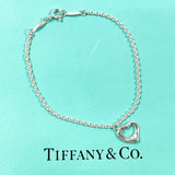 TIFFANY&Co. ティファニー オープンハート エルサペレッティ ブレスレット
 シルバー925 シルバー【中古】
 レディース