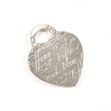 TIFFANY&Co. ティファニー ノーツ ハートタグ ペンダントトップ
 シルバー925 シルバー【中古】
 レディース