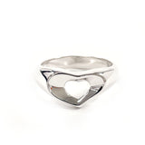 TIFFANY&Co. ティファニー オープンハート エルサペレッティ リング・指輪
 シルバー925 11.5 シルバー【中古】
 レディース