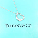 TIFFANY&Co. ティファニー オープンハート エルサペレッティ ネックレス
 シルバー925 シルバー【中古】
 レディース