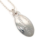 TIFFANY&Co. ティファニー リターントゥ オーバルタグ ネックレス
 シルバー925 シルバー【中古】
 ユニセックス