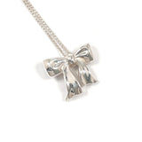 TIFFANY&Co. ティファニー リボン ネックレス
 シルバー925 シルバー【中古】
 レディース
