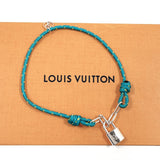 LOUIS VUITTON ルイヴィトン ブラスレ ロックイット Q95866 ブレスレット
 シルバー925 ブルー ブルー C83319刻印【中古】
 ユニセックス