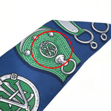 HERMES エルメス HARNAIS DES PRESIDENTS 大統領の馬具 ツイリー
 シルク ブルー【中古】
 レディース