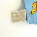 GUCCI グッチ ホースビット スカーフ
 シルク ベージュ ベージュ【中古】
 レディース