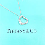 TIFFANY&Co. ティファニー オープンハート エルサペレッティ ネックレス
 シルバー925 シルバー【中古】
 レディース