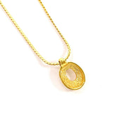 Christian Dior クリスチャンディオール ネックレス
 メタル/ラインストーン ゴールド【中古】
 レディース