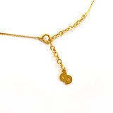 Christian Dior クリスチャンディオール ネックレス
 メタル/ラインストーン ゴールド【中古】
 レディース