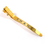 CHANEL シャネル ヘアクリップ ロゴ その他アクセサリー
 GP ゴールド 96 A刻印【中古】
 レディース