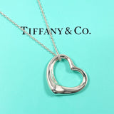 TIFFANY&Co. ティファニー オープンハート エルサペレッティ ネックレス
 シルバー925 シルバー【中古】
 レディース